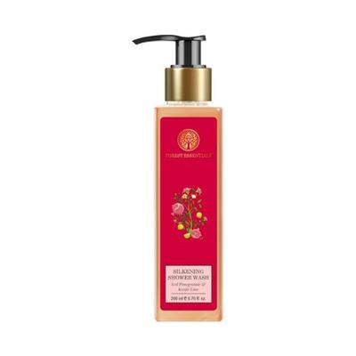Forest Essentials Silkening Shower Wash Iced Pomegranate & Kerala Lime 200 ml - Shower Gels & Body Wash