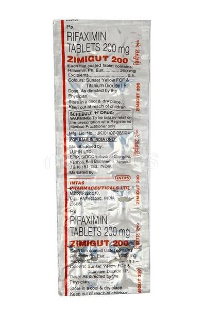 Zimigut 200mg Tablet 10'S - Bacterial Infections-OAB