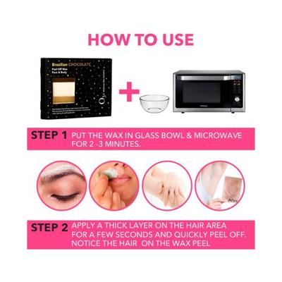 O3+ Brazilian Chocolate Strip-Less Peel Off Wax 330gm - Masks & Peels