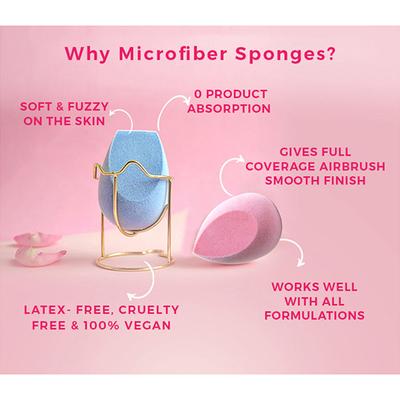 Plume 1 Microfiber Velvet Sponge Contour and 1 Super Soft Makeup Sponge Celestial 1's - Sponges & Applicators
