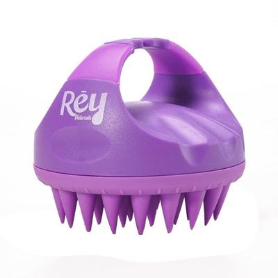 Rey Naturals Hair Scalp Massager Shampoo Purple Brush 1's - Hair Brushes