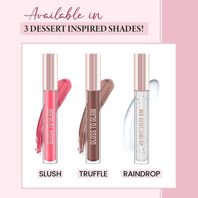 Tnw The Natural Wash Gloss To Glam Nourishing Lip Gloss- Raindrop 3 ml - Lip Glosses