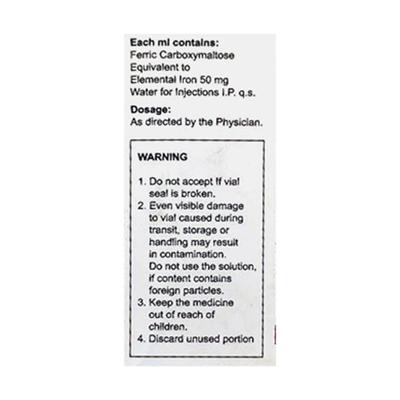 TUFEHART 500mg Injection 10ml - Anaemia-VMA