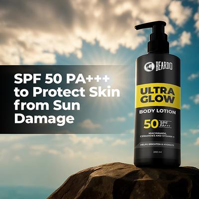 Beardo Ultra Glow Body Lotion - Men 250 ml - Lotions & Creams