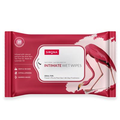 Sirona Intimate Wet Wipes 30's - Intimate Care
