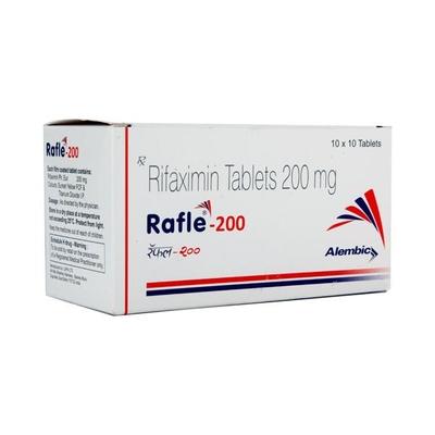 Rafle 200mg Tablet 10'S - Bacterial Infections-OAB