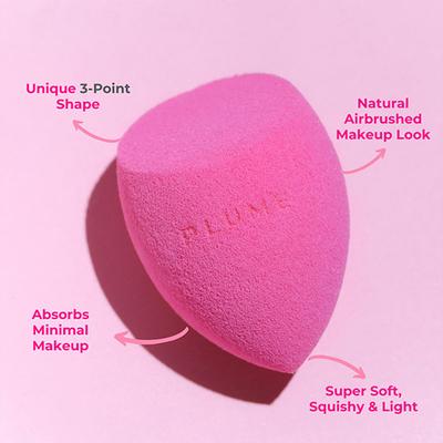 Plume Rose Super Soft Flat Front Sponge 1's - Sponges & Applicators