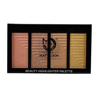 Matt Look Beauty Highlighter Palette, Forever Lit 20 gm - Highlighters & Illuminators