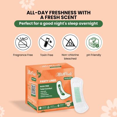 Mildcares MildPads Panty Liner 30's - Panty Liners