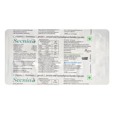 SECNIA Capsule 10's - Diarrhoea-Ant