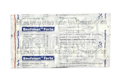 Benfomet Forte Tablet 10'S - Supplements-Sup