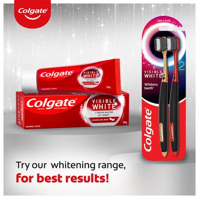 Colgate Visible White Sparkling Mint Toothpaste 100 gm - Toothpaste