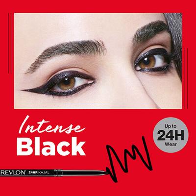 Revlon 24Hr Kajal - Intense Black 0.35 Gm - Kajal & Kohls
