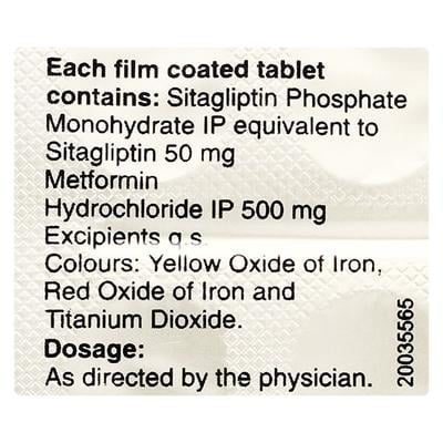 SITALEMBIC M 500 Tablet 15's - Diabetes-Ant