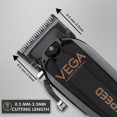 VEGA Professional Pro Speed Hair Clipper with Japanese Stainless Steel Blades, (VPPHC-07) 1's - Trimmers