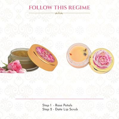 Khadi Essentials Rose Petals Lip Balm with Organic Beeswax for Lip Lightening 5 gm - Lip Balms