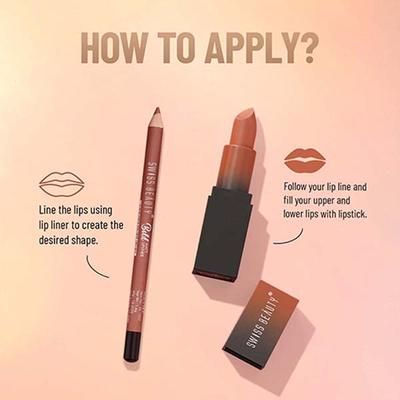 Swiss Beauty Line and Fine Lip Duo 3.2 gm - Makeup Kits & Sets