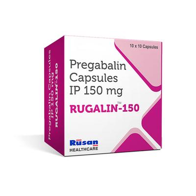 RUGALIN 150 Capsule 10's - Neuropathic Pain-Dru