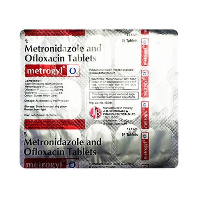 METROGYL O Tablet 15's - Bacterial Infections-Qui