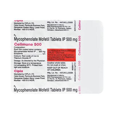 Cellmune 500mg Tablet 10'S - Auto Immune Disease-Imm