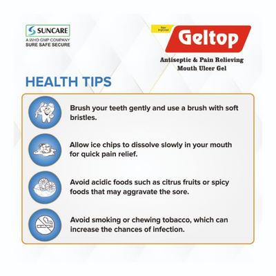 Suncare Geltop Gel 10 gm - Toothpaste