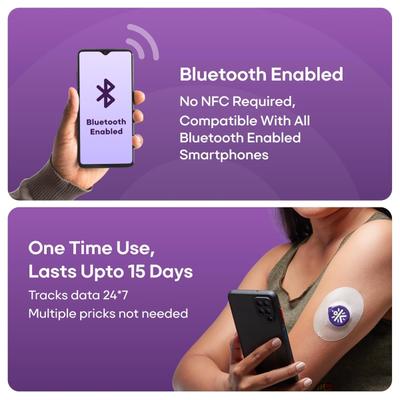 SugarFit Smart Glucose Monitoring Device 1's - Blood Glucose Monitors/Strips