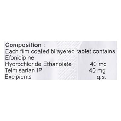EFONTA T 40 Tablet 10's - Hypertension-Ana