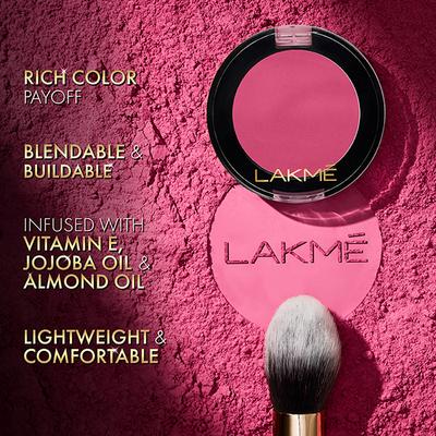 Lakme Face It Blush Flushed Pink B2 4 gm - Blushes
