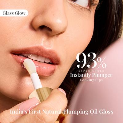 RAS Luxury Skincare Super Plump Lip Oil Gloss - Glass Glow 9 ml - Lip Glosses