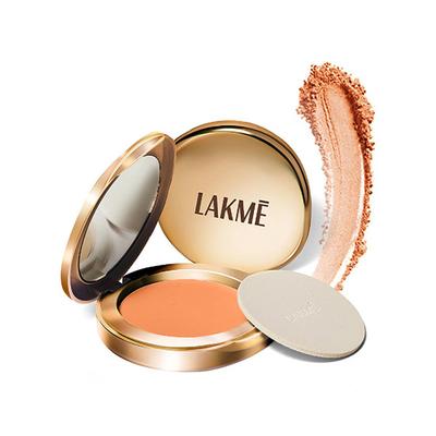 Lakme 9to5 Powerplay Matte Compact, Oil Control Formula, With Vitamin E, Apricot, 9 gm - Compact Powder