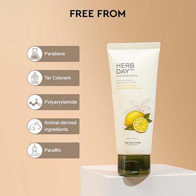 The Face Shop Herbday 365 Masterblending Foaming Cleanser Lemon 100 ml - Face Wash & Cleansers