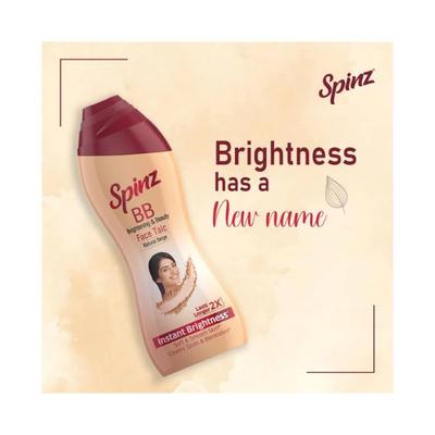 Spinz Brightening& Beauty Talc Pet 15 gm - Talcum Powders