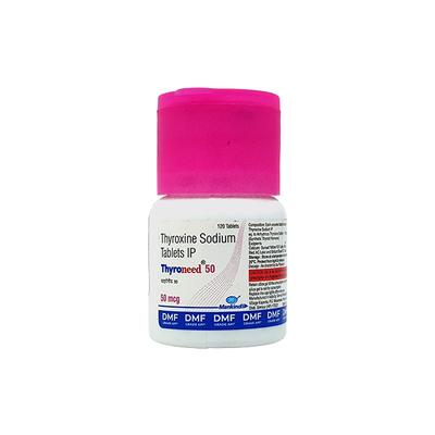Thyroneed 50 Tablet 120's - Hypothyroidism