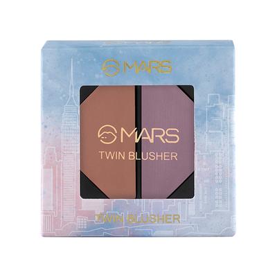 Mars Twin Blusher with Matte Finish-02 4.5 gm - Blushes