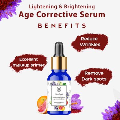 Seer Secrets Pink Grapefruit, Ratanjot & Saffron Lightening & Brightening Age Corrective Serum 30 ml - Face Oils