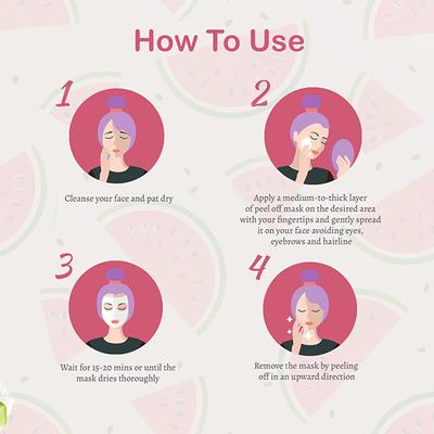 Glamveda Watermelon & Collagen Peel Firming & Anti Aging Off Mask For WomenReduces Signs Of Ageing 100 ml - Masks & Peels