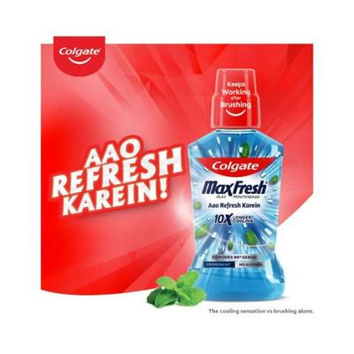 Colgate-Palmolive, Colgate Plax Antibacterial Mouthwash, 24/7 Fresh Breath(Pepper Mint) 500 ml - Mouthwash