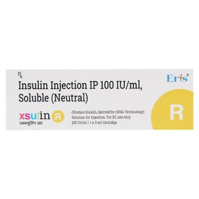 XSULIN R 100iu Injection 3ml - Diabetes-Ins