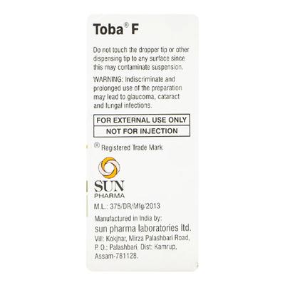 Toba F Eye Drops 5ml - Eye conditions-Eye