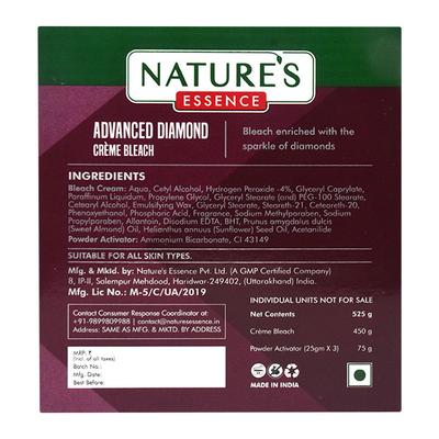 Nature's Essence Advanced Diamond Creme Bleach 525 gm - Face Bleach