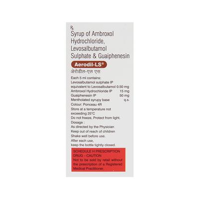Aerodil LS Expectorant 100ml - Cough And Cold-Cou
