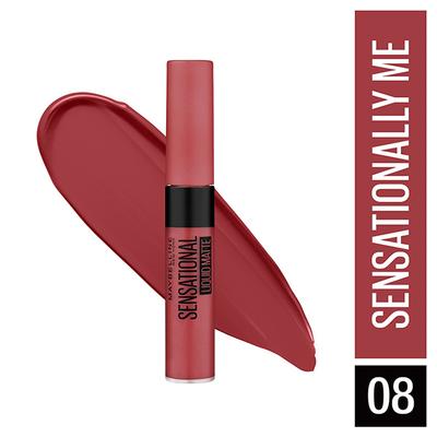 Maybelline New York Sensational Liquid Matte Lipstick 08, Sensationally Me 7ml - Liquid Lipsticks