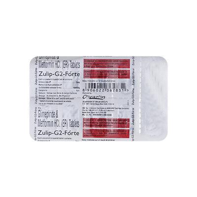 ZULIP G2 FORTE Tablet 10's - Diabetes-Ant
