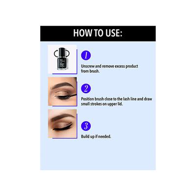 Blue Heaven Get Bold Eyeliner (Waterproof) Black Diamond 7 ml - Eyeliners