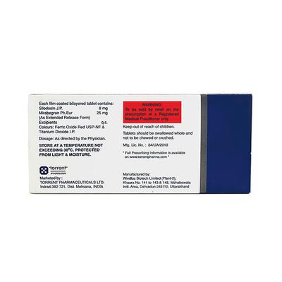 SILOXIO M 25 Tablet 10's - Bladder And Prostate Disorders-Dru