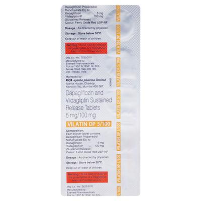 VILATIN DP 100/5 Tablet 10's - Diabetes-Ant