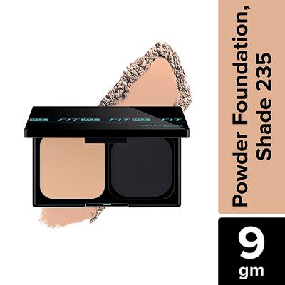 Maybelline New York Fit Me Matte + Poreless Powder Foundation 24 Hr Oil Control SPF44/Pa++++ 235 9 gm - Foundation