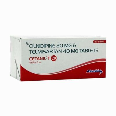 Cetanil T 20/40mg Tablet 10'S - Hypertension-Ang