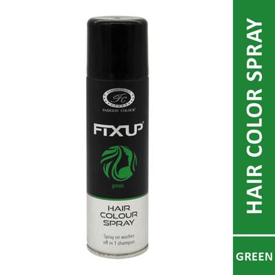 Fashion Colour Hair Colour Spray, Green 150 ml - Hair Sprays & Mists
