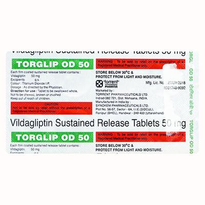 TORGLIP OD 50 Tablet 10's - Diabetes-Ant